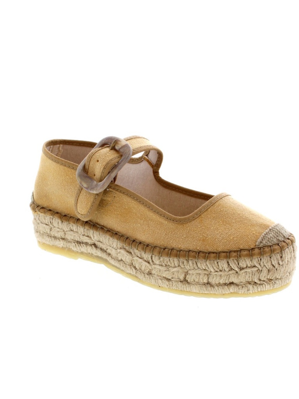 Free People Surfside Canvas Mary Jane Espadrille Platform